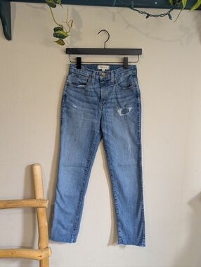 Madewell High Waisted Straight Leg Jeans